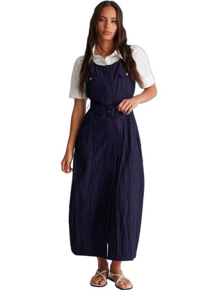 Ale Midi Καλοκαιρινό Καθημερινό Φόρεμα Navy Μπλε 8922917