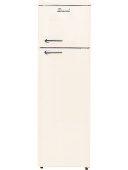 Bronxi BX-1790 CR Retro Δίπορτο Ψυγείο 244lt Υ175xΠ55xΒ58.5cm Μπεζ