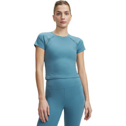 Under Armour Motion Mes Γυναικείο Αθλητικό Crop Top Βεραμάν 6011045-466