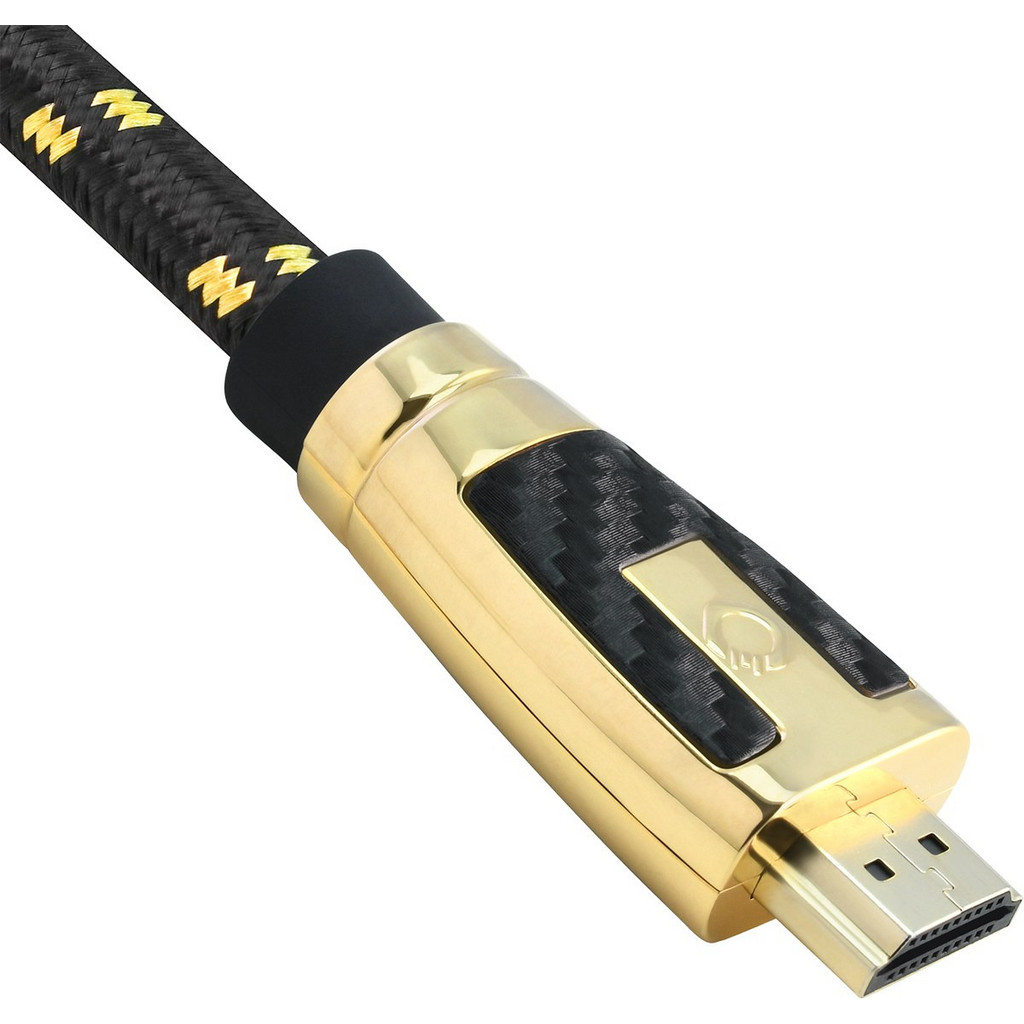 OEHLBACH Καλώδιο Braided HDMI Male to HDMI Male 7.5m Black Gold ...