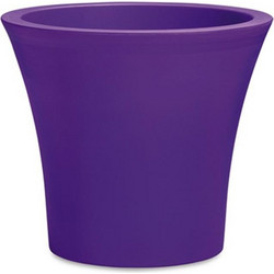 Plastona City 40 Γλάστρα Στρογγυλή Πλαστική Μωβ 40x38cm 10.11.0164