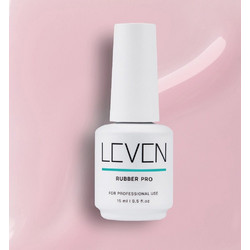 Leven Cotton Pink Rubber Base Ημιμόνιμο Βερνίκι Νυχιών 15ml