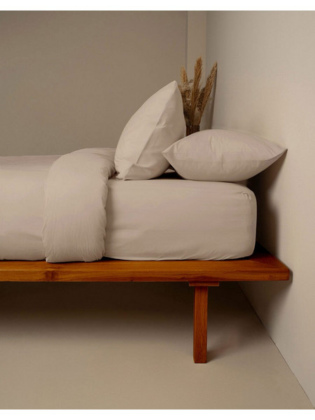 Sunshine Home Σεντόνι King Size Βαμβακερό με Λάστιχο 180x200+30 Feelings 119 Mocha