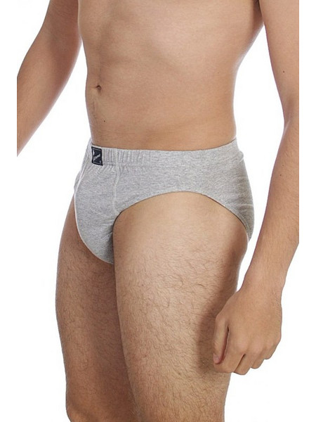 Lido Ανδρικά Σλιπ Βαμβακερά Γκρι 4Pack PRO-111