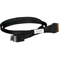 Icy Dock MB206L-B Καλώδιο Σκληρού Δίσκου SAS to 2 x SAS 0.5m Black