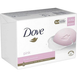 Dove Pink Σαπούνι 4x90gr