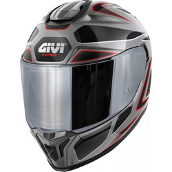 Givi H55.1 Zephir Black Silver Red Κράνος Μηχανής Full Face