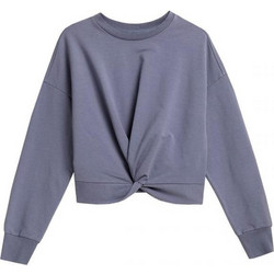 4F Γυναικείο Αθλητικό Crop Top Γκρι H4Z21-BLD033-32S