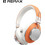 Remax RB-590 Ασύρματα Bluetooth Ακουστικά Over Ear Λευκά Πορτοκαλί