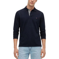 Tommy Hilfiger Ανδρική Μπλούζα Polo Μακρυμάνικη Navy Μπλε MW0MW44339-DW5
