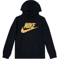 Nike Παιδικό Φούτερ με Κουκούλα Μαύρο Χρυσό 86G703-013