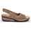 Zak Shoes Ανατομικές Καλοκαιρινές Γυναικείες Πλατφόρμες Χαμηλές Δερμάτινες Γκρι SD76058