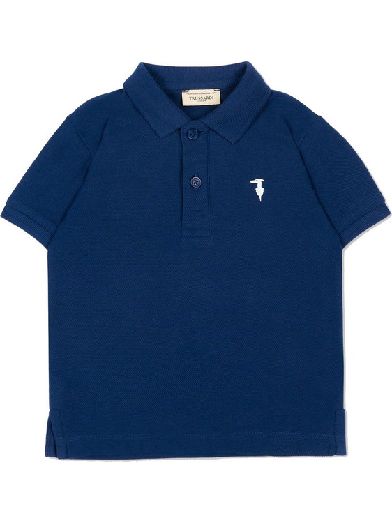 Trussardi Παιδικό Polo Κοντομάνικο Navy Μπλε TIP26002PO