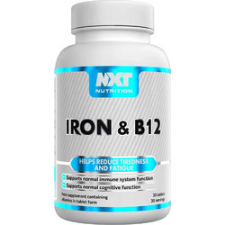 NXT Nutrition Iron & B12 30 Ταμπλέτες