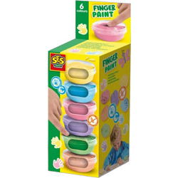 SES Creative Pastel Σετ Δακτυλομπογιές 6x45ml 00397