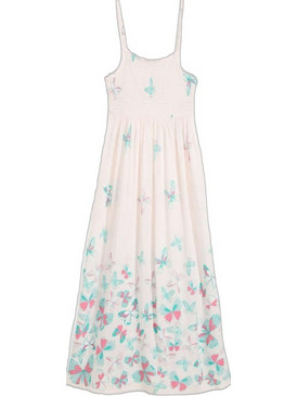 Bonprix Παιδικό Φόρεμα Floral Μπεζ 920481