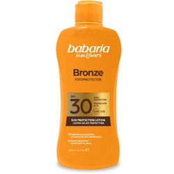 Babaria Sun Lovers Bronze Αδιάβροχο Γαλάκτωμα Μαυρίσματος Σώματος SPF30 100ml