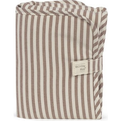Walking Mum Praline Strips Φορητή Αλλαξιέρα Μωρού Υφασμάτινη 66x33cm Καφέ