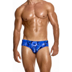 Modus Vivendi Daisies Classic Αθλητικό Ανδρικό Μαγιό Σλιπ Floral Royal Blue CS2613