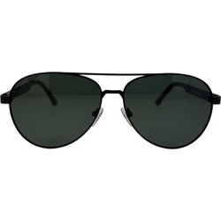 Enzo FC016 C3 Γυαλιά Ηλίου Aviator Μεταλλικά Μαύρα με Πράσινο Φακό