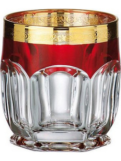 Crystal Bohemia Σετ Ποτήρια Ουίσκι Κρύσταλλο Safari Rubin 50ml 6τμχ 0802926