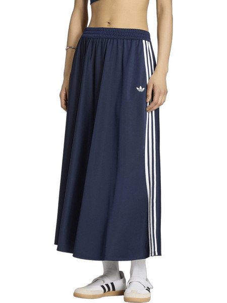 Adidas Originals Firebird Μίντι Φούστα Υφασμάτινη Navy Μπλε KS7332