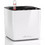 Lechuza Cube Glossy Αυτοποτιζόμενη Γλάστρα Τετράγωνη Πλαστική Λευκή 14x14x14cm 13510