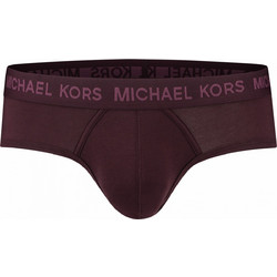 Michael Kors Ανδρικά Σλιπ Βαμβακερά Μπορντό 3Pack 6BR1N20773-540