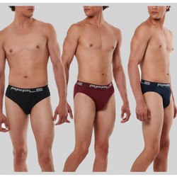Apple Boxer Ανδρικά Σλιπ Βαμβακερά 3Pack Μπορτνό/Μαύρο 0213965