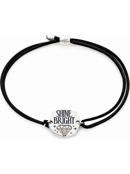 Alex and Ani Βραχιόλι Μακραμέ Ασημί A17KCSBS