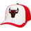 Mitchell & Ness Ανδρικό Καπέλο Jockey Υφασμάτινο Λευκό Κόκκινο HP15039