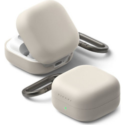 Ringke Θήκη TPU με Γάντζο για Samsung Galaxy Buds 4 / 4 Pro Πέτρα
