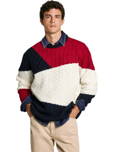 Pepe Jeans Ανδρικό Πουλόβερ Πολύχρωμο PM702475-594