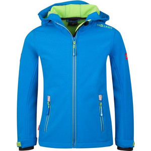 Trollkids Trollfjord Παιδικό Μπουφάν Χειμωνιάτικο Softshell Αδιάβροχο Αντιανεμικό Royal Blue Lime 161-106