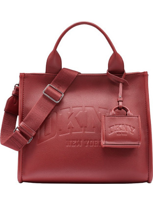 DKNY Hadlee Γυναικεία Τσάντα Χειρός από Δερματίνη Μπορντό R53AAR57-FOH