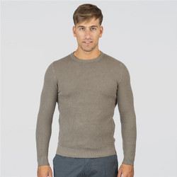 Double Ανδρική Πλεκτή Μπλούζα Πράσινο Mint KNIT-8025