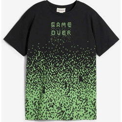 Bonprix Παιδικό T-Shirt Κοντομάνικο Μαύρο Πράσινο 905143