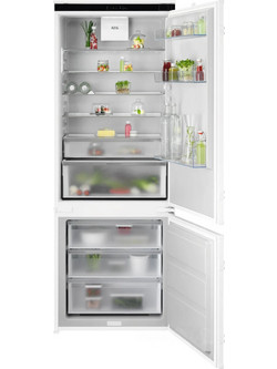 AEG NSC8T751DS Εντοιχιζόμενος Ψυγειοκαταψύκτης 375lt No Frost Υ188.4xΠ54.9xΒ69.6cm