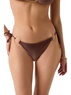 Guess Iris Bikini Slip Καφέ E6GO08KF60