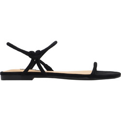 Nine West MAIZY2 Γυναικεία Σανδάλια Suede Μαύρα 01-001