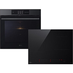 LG Φούρνος Ηλεκτρικός 76lt 59.2cm WSED7665B με Επαγωγικές Εστίες CI5Z2423BN