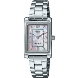 Casio Γυναικείο Ρολόι με Ασημί Μεταλλικό Μπρασελέ LTP-1234DS-4A