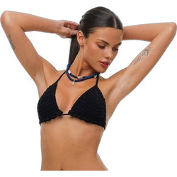 Bluepoint Bikini Top Τριγωνάκι Μαύρο 26066031-02