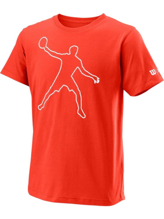 Wilson Fiesta Παιδικό T-Shirt Κοντομάνικο Κόκκινο WRA811503-00