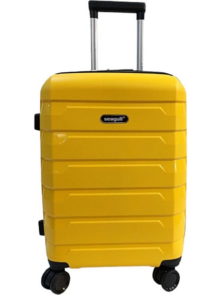 Seagull SG180 Βαλίτσα Μεσαία 65x45x26cm με 4 Ρόδες Κίτρινη