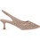 Seven Γόβες Slingback με Λεπτό Χαμηλό Τακούνι & Στρας Nude W470V5323-5D7