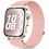 Tech-Protect Nylon Λουράκι Υφασμάτινο Light Pink (Huawei Watch Fit 3 / 4 / 4 Pro / 5 / 5 Pro)