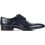 Boss Shoes Ανδρικά Σκαρπίνια Derby Δερμάτινα Navy Μπλε B7513