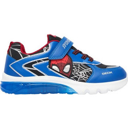 Geox Spider-Man Παιδικά Sneakers με Φωτάκια Royal Blue J66LBK01454C0245