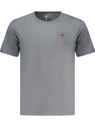 Converse Ανδρικό Αθλητικό T-Shirt Γκρι CVM5T565-033QD9